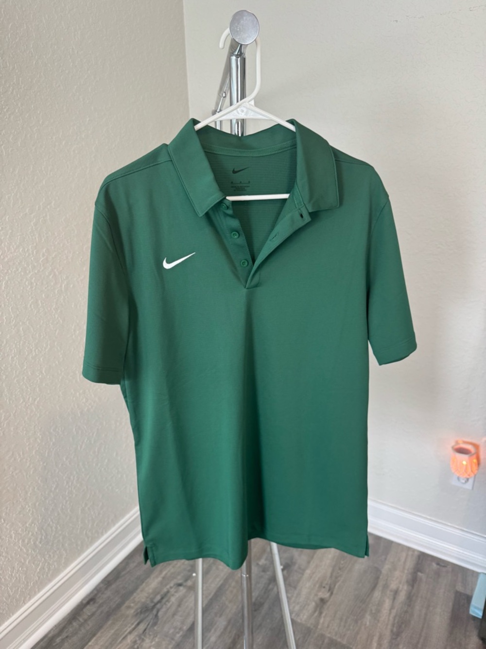 Nike Men’s Dark Green Short-Sleeve Polo